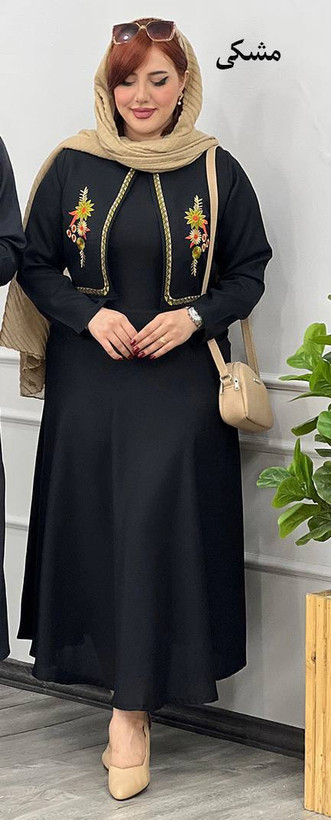 کت سارافون لوسی جنس شانتون صوفیا گلدوزی شده