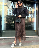 سه تیکه کت دامن شال رزا