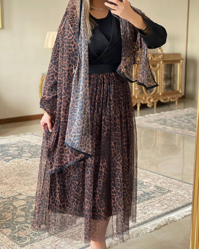 سه تیکه کت دامن شال رزا