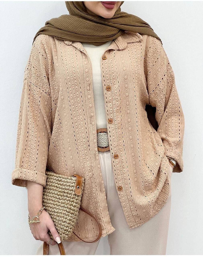 تونیک مانتویی تابیتا جنس مراکشی(خنک)