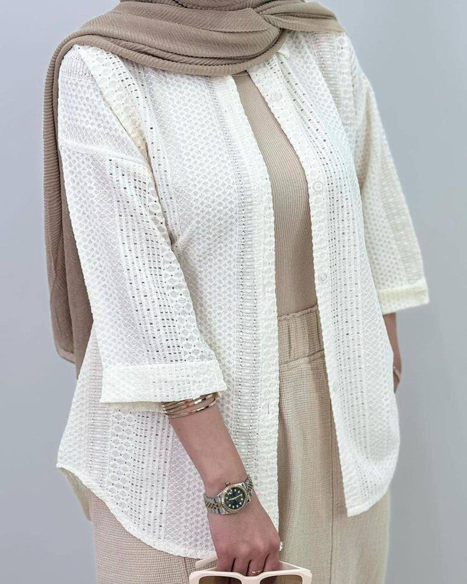 تونیک مانتویی تابیتا جنس مراکشی(خنک)