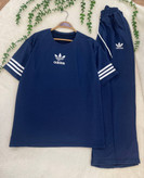 ست تیشرت شلوار اسپرت ادیداس جدید جنس دورس نخ پنبه