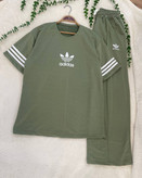 ست تیشرت شلوار اسپرت ادیداس جدید جنس دورس نخ پنبه