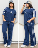 ست تیشرت شلوار دورس نخ پنبه jordan(جردن)