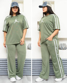 ست تیشرت شلوار دورس نخ پنبه jordan(جردن)