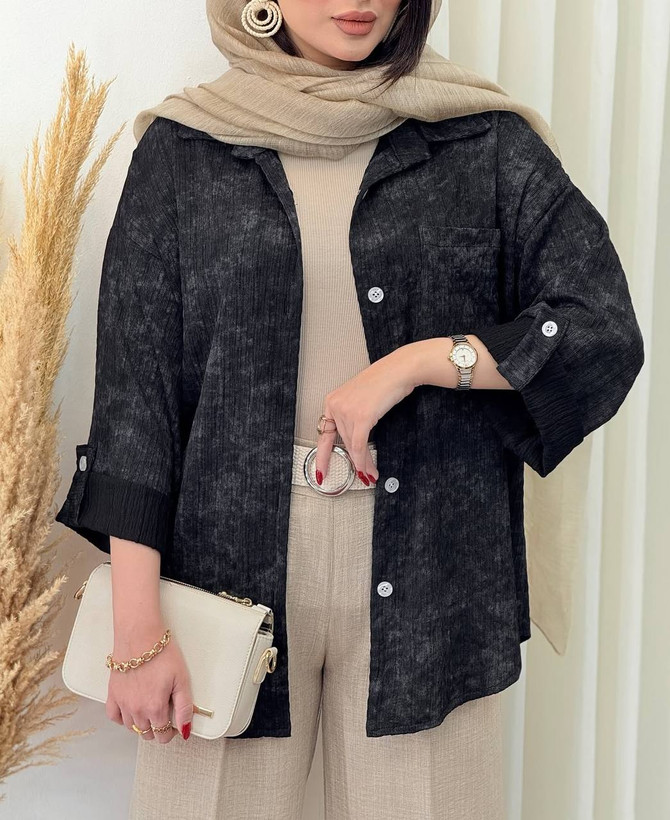 مانتو گازوئیلی جنس صوفیا گازوئیلی(خنک)