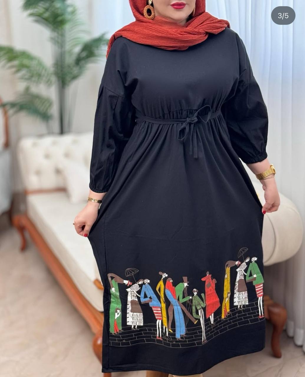 کفتان (پیراهن ساحلی) اورانس جنس لینن نچرال