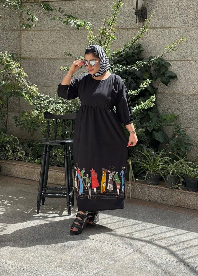 کفتان(پیراهن ساحلی) اورانس جنس لینن نچرال