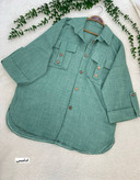 مانتو شانتون دو نخ ملکا جنس شانتون دو نخ