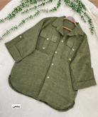 مانتو شانتون دو نخ ملکا جنس شانتون دو نخ