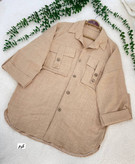 مانتو شانتون دو نخ ملکا جنس شانتون دو نخ