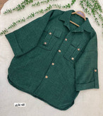 مانتو شانتون دو نخ ملکا جنس شانتون دو نخ