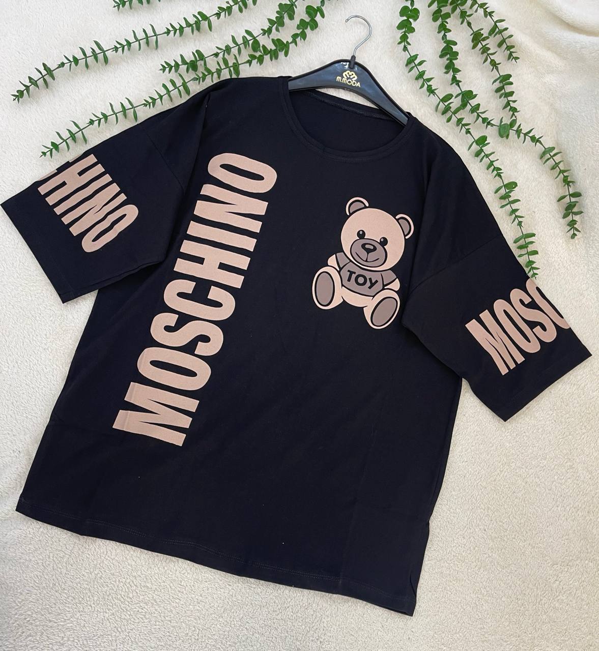 تیشرت لانگ موسچینو MOSCHINO جنس نخ پنبه