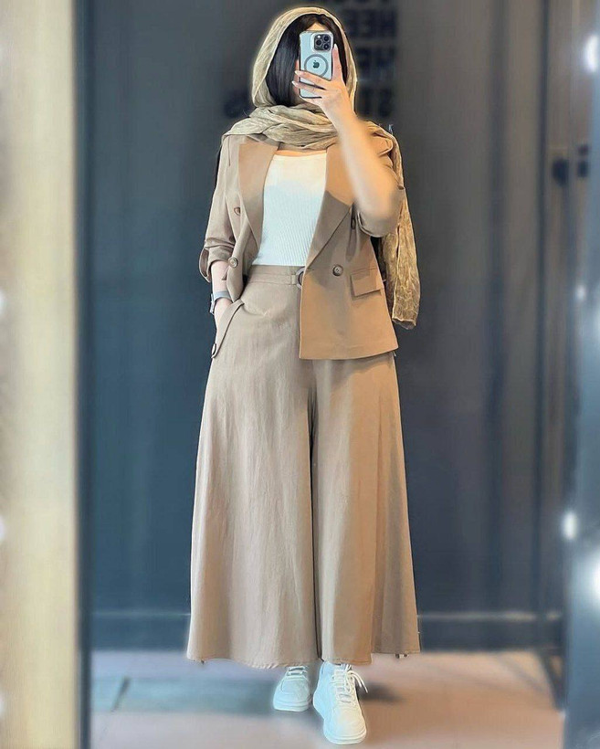 کت شلوار لینن تهمینه جنس لینن گرم بالا