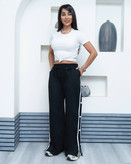 شلوار بغل دکمه جنس گلکسی اسپان