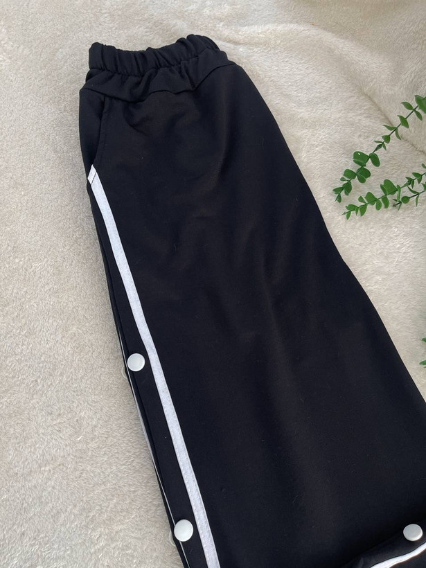 شلوار بغل دکمه جنس گلکسی اسپان