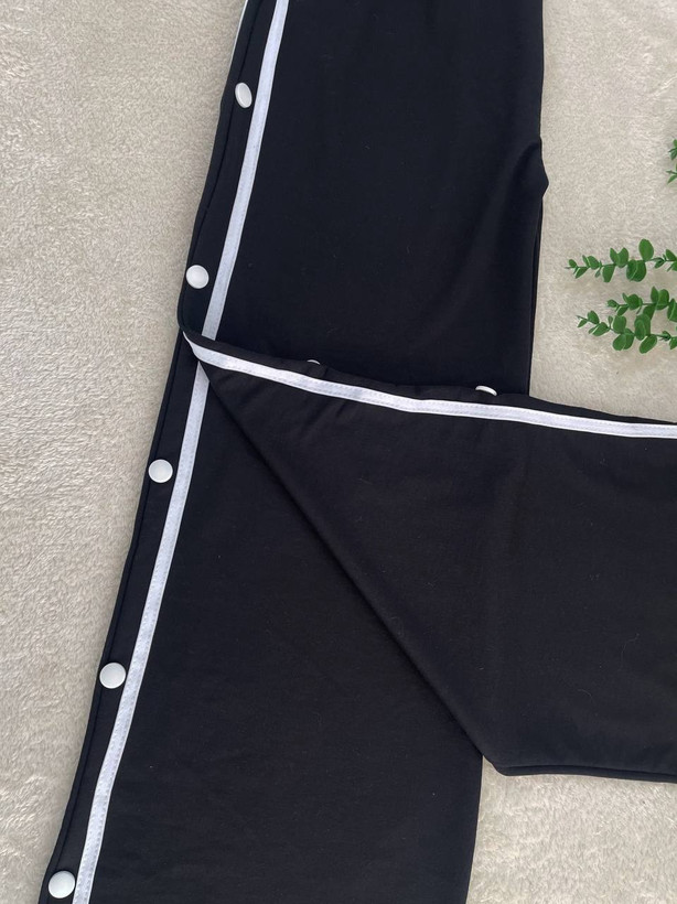 شلوار بغل دکمه جنس گلکسی اسپان