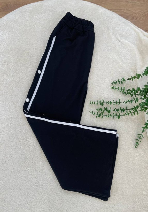 شلوار بغل دکمه جنس گلکسی اسپان