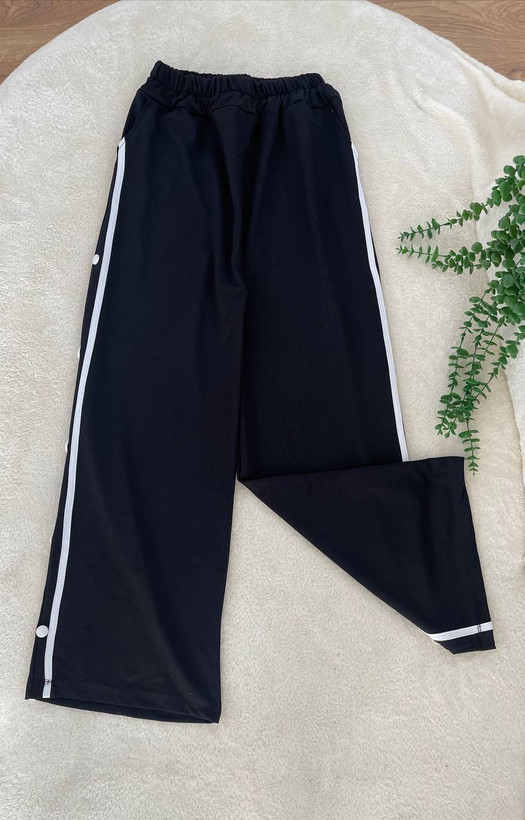 شلوار بغل دکمه جنس گلکسی اسپان