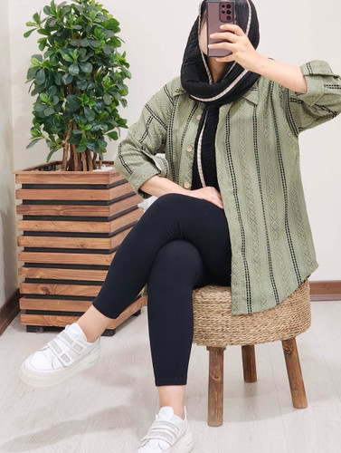 تونیک مانتویی ریچل جنس مراکشی گرم بالا