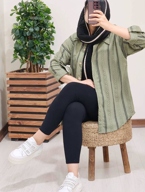 تونیک مانتویی ریچل جنس مراکشی گرم بالا