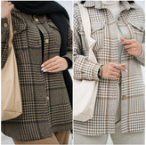 مانتو پیچازی پاییزه روبینا جنس پیچازی گرم بالا