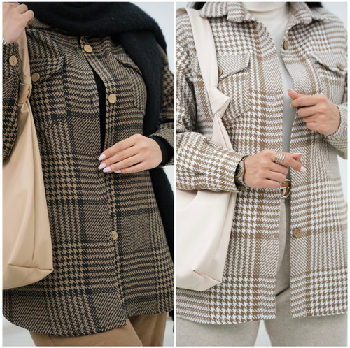 مانتو پیچازی پاییزه روبینا جنس پیچازی گرم بالا