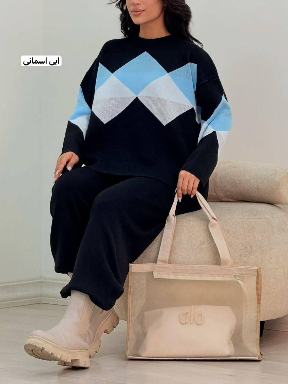 ست بافت کارولین جنس بافت اکرولیک درجه یک