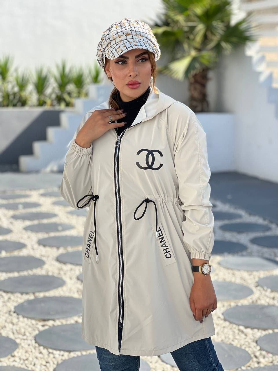 مانتو پاییزه سیلیکونی چنل (CHANEL) جنس سیلیکونی