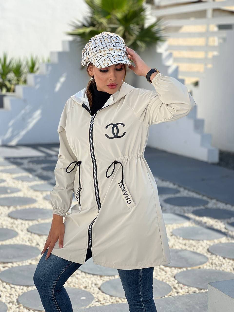 مانتو پاییزه سیلیکونی چنل (CHANEL) جنس سیلیکونی