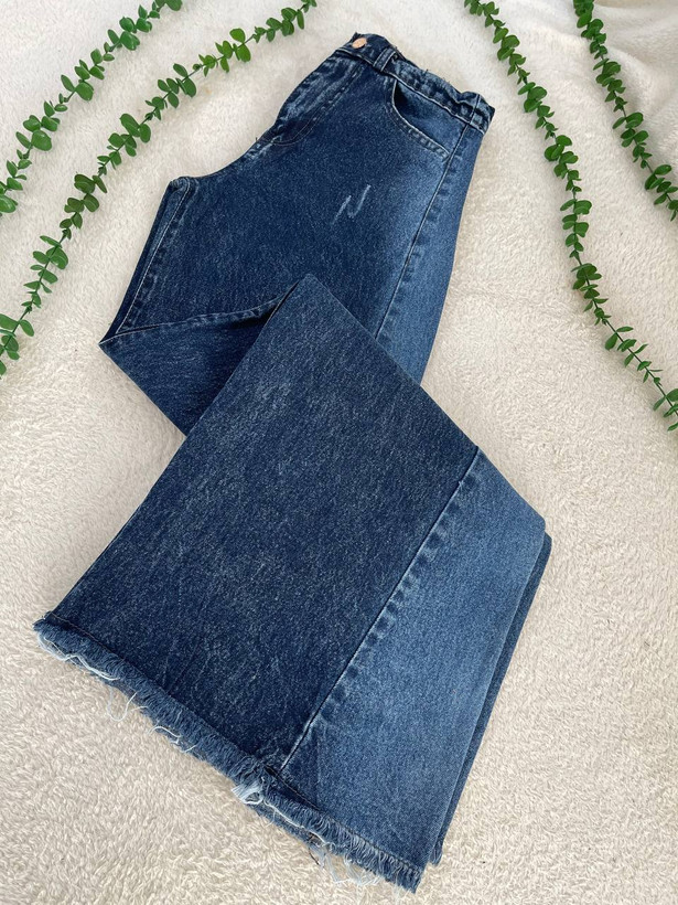 شلوار جین زنانه شافل بغل سنگشور جنس جین دارای سایز بندی ارسال رایگان