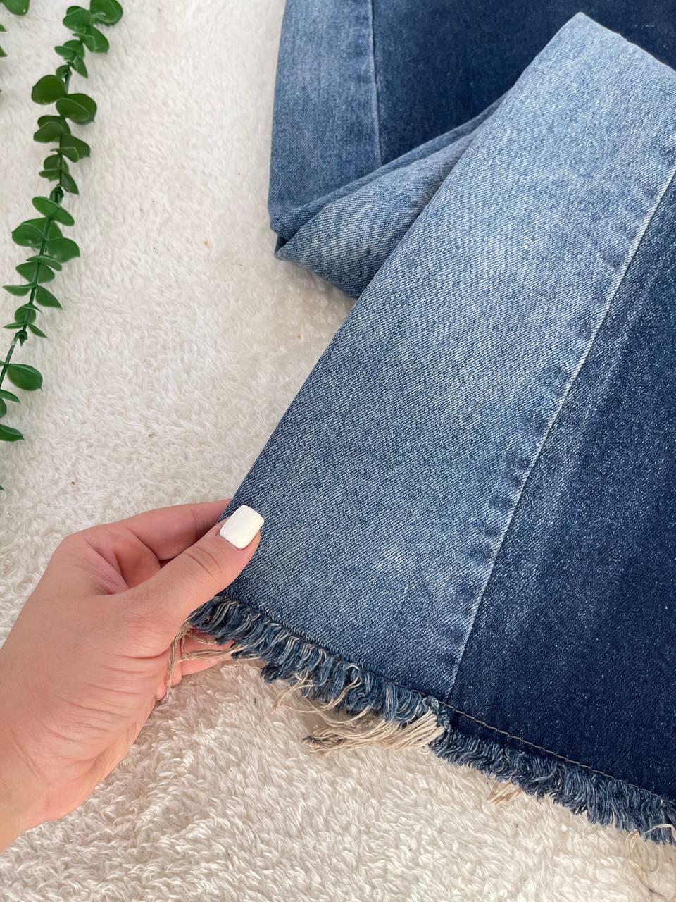 شلوار جین زنانه شافل بغل سنگشور جنس جین دارای سایز بندی ارسال رایگان