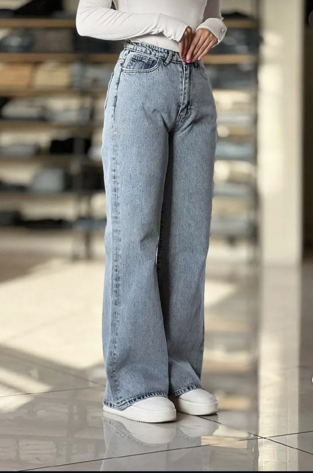 شلوار جین زنانه بگ جنس جین