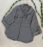 مانتو پیچازی جیب صلیب پاملا جنس پیچازی گرم بالا