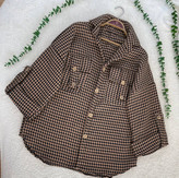 مانتو پیچازی جیب صلیب پاملا جنس پیچازی گرم بالا