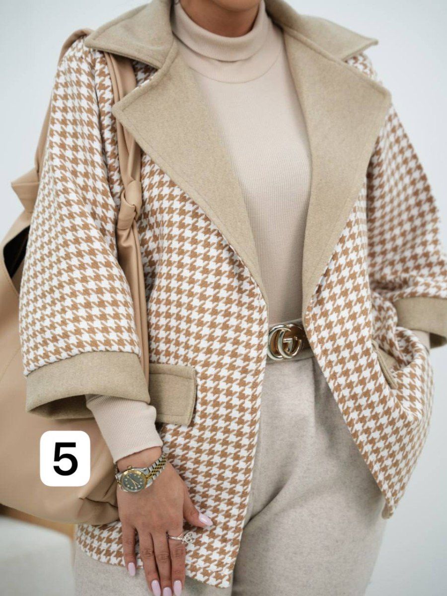 کت پیچازی زنانه یقه انگلیسی گوزل جنس پیچازی گرم بالا و فوتر فری سایز ارسال رایگان