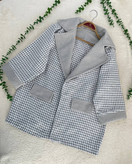 کت پیچازی زنانه یقه انگلیسی گوزل جنس پیچازی گرم بالا و فوتر