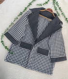 کت پیچازی زنانه یقه انگلیسی گوزل جنس پیچازی گرم بالا و فوتر