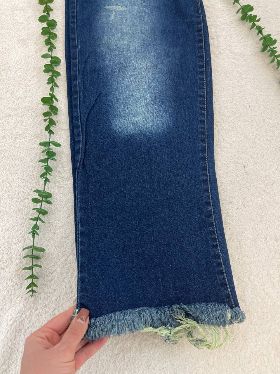 شلوار جین واید زنانه لایلا جنس جین ترک