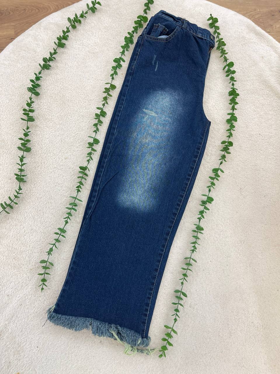 شلوار جین واید زنانه لایلا جنس جین ترک