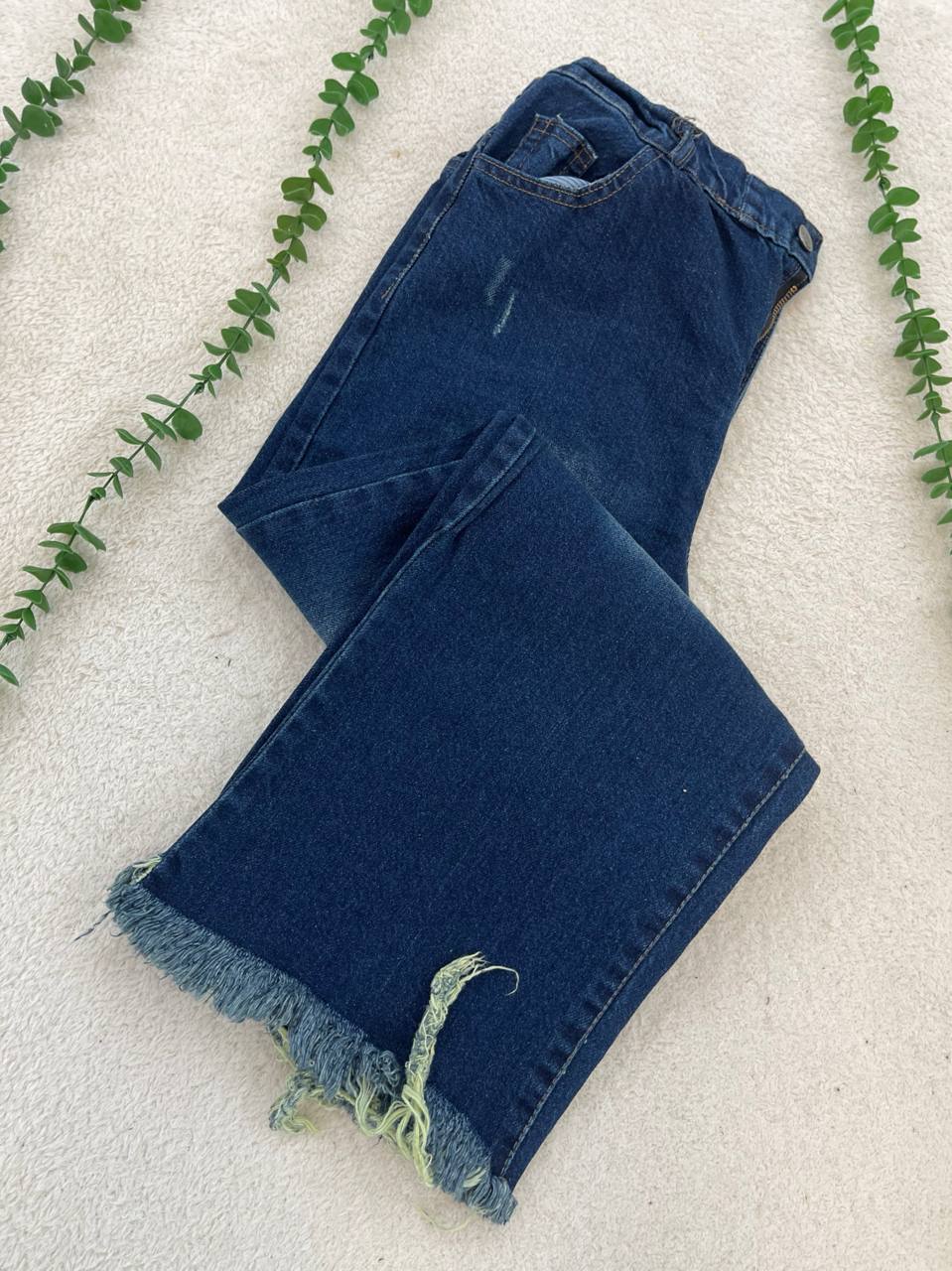 شلوار جین واید زنانه لایلا جنس جین ترک