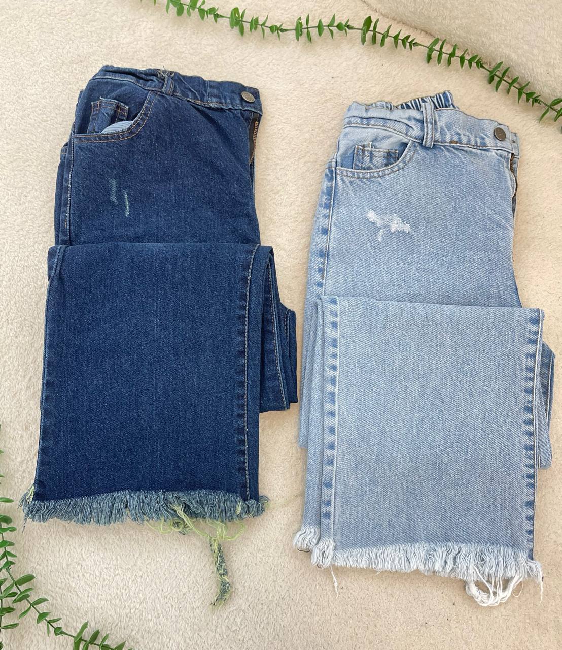 شلوار جین واید زنانه لایلا جنس جین ترک