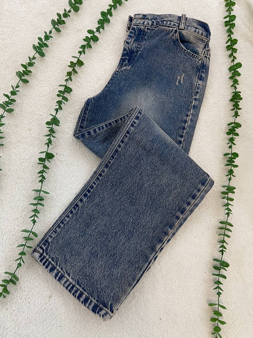شلوار جین زنانه نیم بگ جنس جین ترک