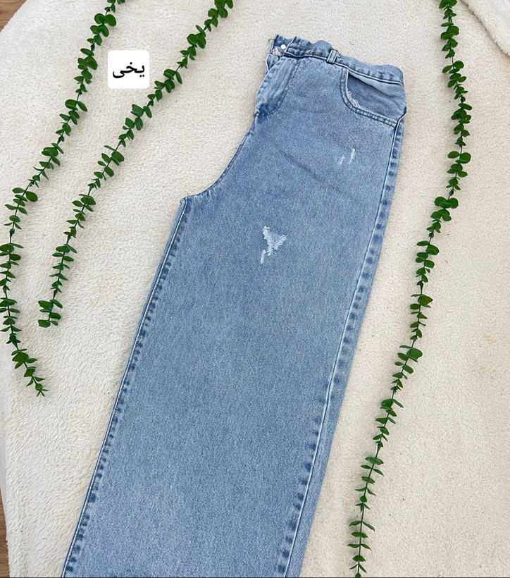شلوار جین زنانه واید مرسدس جنس جین