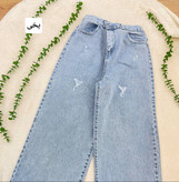 شلوار جین زنانه واید مرسدس جنس جین