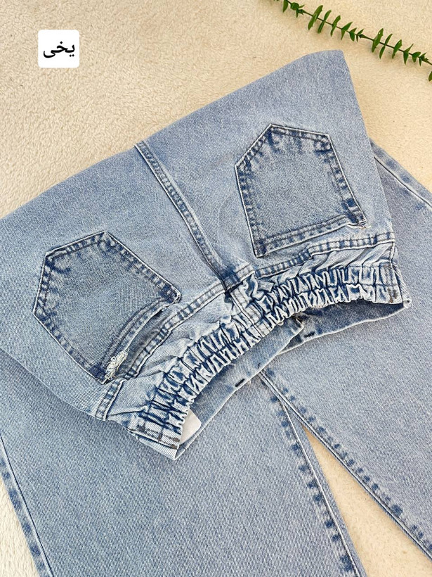 شلوار جین زنانه واید مرسدس جنس جین
