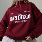 دورس نیم زیپ U.S.A جنس دورس پنبه توکرکی