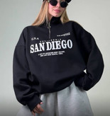 دورس نیم زیپ U.S.A جنس دورس پنبه توکرکی