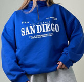 دورس نیم زیپ U.S.A جنس دورس پنبه توکرکی