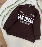 دورس نیم زیپ U.S.A جنس دورس پنبه توکرکی